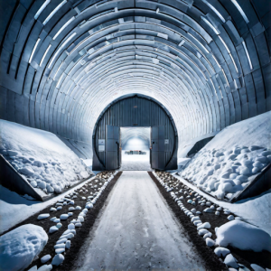 Entrance to the seed vault